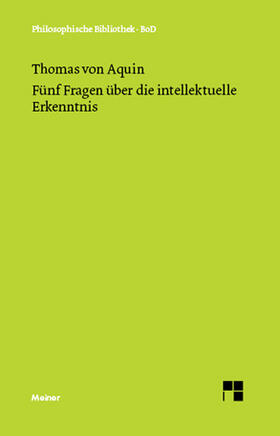  Fünf Fragen über die intellektuelle Erkenntnis | eBook | Sack Fachmedien