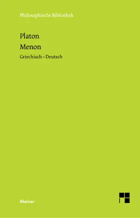 Platon / Reich / Zekl |  Menon | eBook | Sack Fachmedien