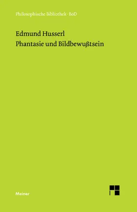 Husserl / Marbach |  Phantasie und Bildbewußtsein | eBook | Sack Fachmedien