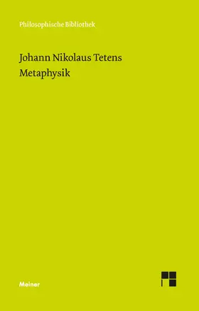 Tetens / Sellhoff |  Metaphysik | Buch |  Sack Fachmedien