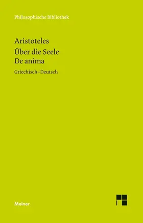 Aristoteles / Corcilius |  Über die Seele. De anima | Buch |  Sack Fachmedien