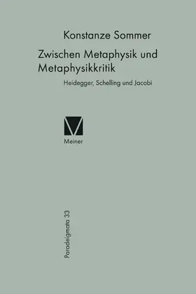 Sommer |  Zwischen Metaphysik und Metaphysikkritik | Buch |  Sack Fachmedien