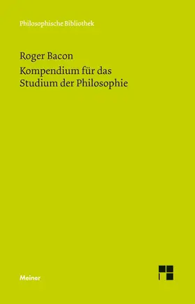 Bacon / Egel |  Kompendium für das Studium der Philosophie | Buch |  Sack Fachmedien