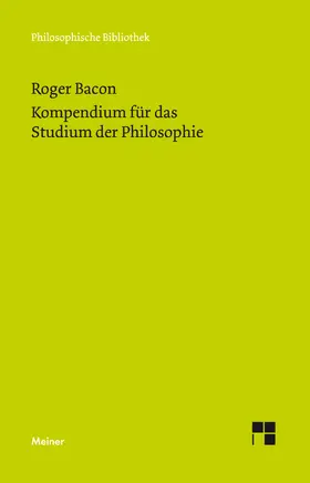 Bacon / Egel |  Kompendium für das Studium der Philosophie | eBook | Sack Fachmedien