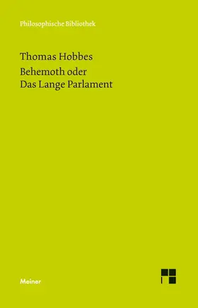 Hobbes / Schröder |  Behemoth oder Das Lange Parlament | Buch |  Sack Fachmedien