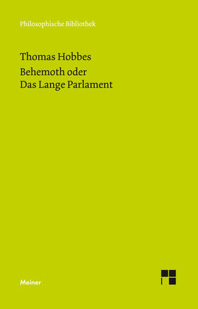 Hobbes / Schröder |  Behemoth oder Das Lange Parlament | eBook | Sack Fachmedien