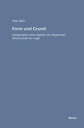 Rohs |  Form und Grund | eBook | Sack Fachmedien