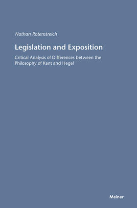 Rotenstreich |  Legislation and Exposition | eBook | Sack Fachmedien