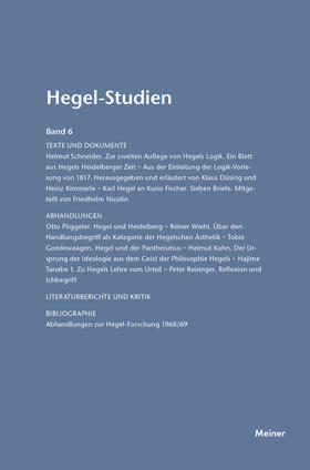 Nicolin / Pöggeler |  Hegel-Studien Band 6 | eBook | Sack Fachmedien