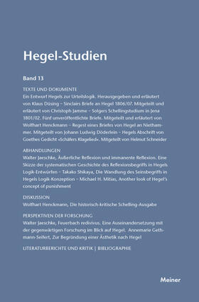 Nicolin / Pöggeler |  Hegel-Studien Band 13 | eBook | Sack Fachmedien
