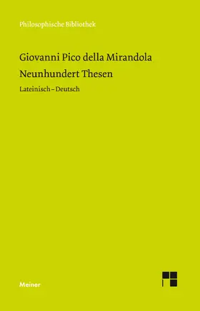 Pico della Mirandola / Egel |  Neunhundert Thesen | Buch |  Sack Fachmedien