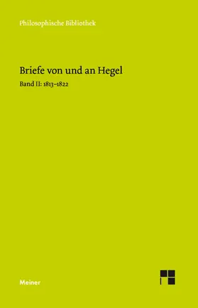 Hegel / Hoffmeister |  Briefe von und an Hegel. Band 2 | eBook | Sack Fachmedien