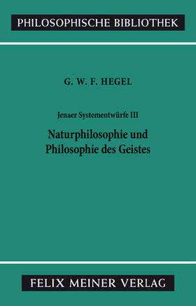 Hegel / Horstmann |  Jenaer Systementwürfe III | eBook | Sack Fachmedien