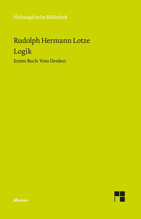 Lotze / Gabriel |  Logik, Erstes Buch. Vom Denken | eBook | Sack Fachmedien