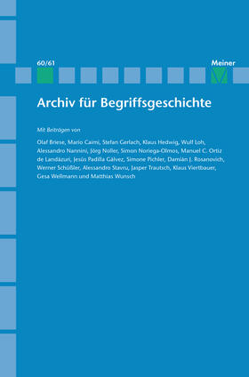 Bermes / Busche / Erler |  Archiv für Begriffsgeschichte. Band 60/61 | eBook | Sack Fachmedien