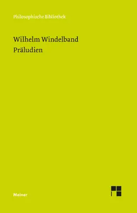 Windelband / Bohr / Luft |  Präludien | Buch |  Sack Fachmedien