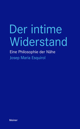 Esquirol |  Der intime Widerstand | eBook | Sack Fachmedien