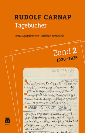 Carnap / Damböck |  Tagebücher Band 2: 1920-1935 | Buch |  Sack Fachmedien