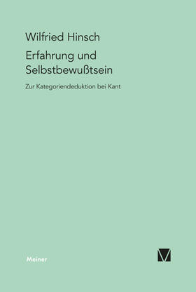 Hinsch |  Erfahrung und Selbstbewußtsein | eBook | Sack Fachmedien