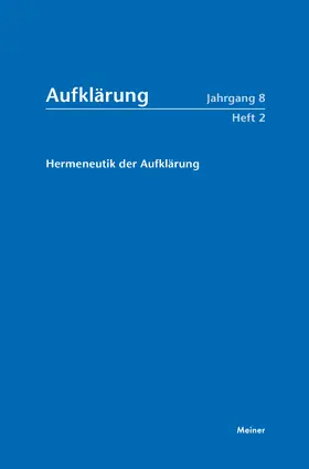 Bühler / Madonna |  Hermeneutik der Aufklärung | Buch |  Sack Fachmedien