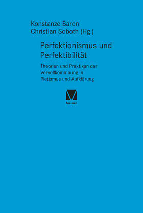 Baron / Soboth |  Perfektionismus und Perfektibilität | Buch |  Sack Fachmedien