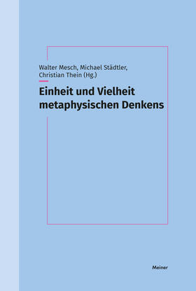 Mesch / Städtler / Thein |  Einheit und Vielheit metaphysischen Denkens | eBook | Sack Fachmedien