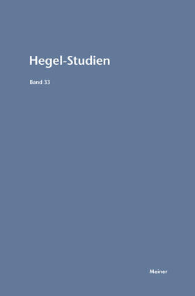 Pöggeler / Nicolin |  Hegel-Studien Band 33 | Buch |  Sack Fachmedien