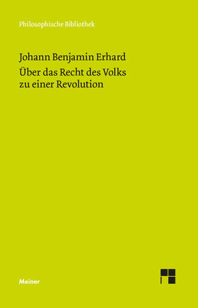 Erhard / Naschert |  Über das Recht des Volks zu einer Revolution | Buch |  Sack Fachmedien