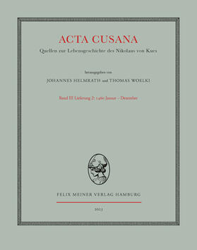Helmrath / Woelki |  Acta Cusana Band III, Lieferung 2 | Buch |  Sack Fachmedien