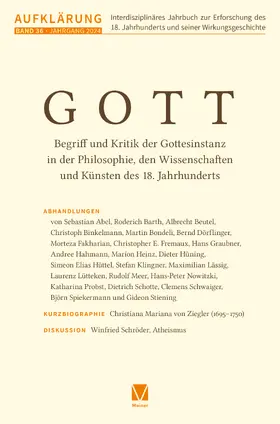 Mulsow / Stiening / Vollhardt |  Aufklärung, Band 36: Gott | Buch |  Sack Fachmedien