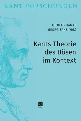 Hanke / Sans |  Kants Theorie des Bösen im Kontext | eBook | Sack Fachmedien