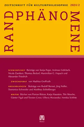 Bermes / Becker / Westerkamp |  Randphänomene | eBook | Sack Fachmedien