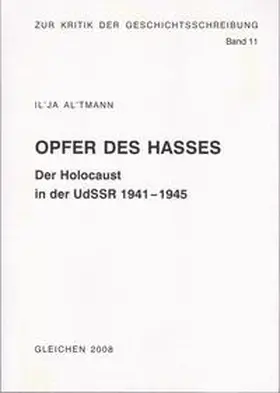 Al'tman / Nolte | Opfer des Hasses | Buch | 978-3-7881-2032-0 | sack.de