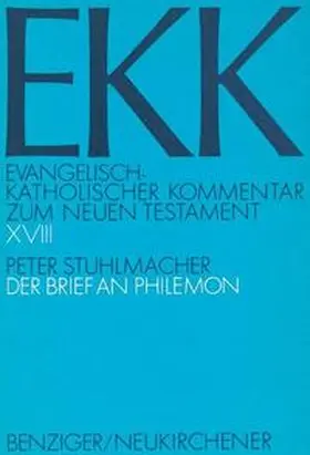 Stuhlmacher / Gnilka / Klauck |  Der Brief an Philemon, EKK XVIII | Buch |  Sack Fachmedien