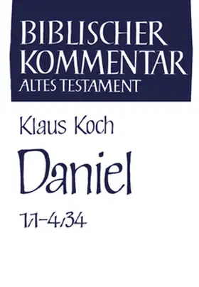 Koch |  Daniel (Kapitel 1,1-4,34) | Buch |  Sack Fachmedien