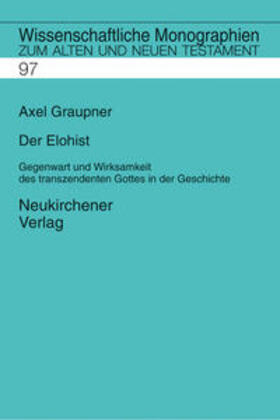 Graupner |  Graupner, A: Elohist | Buch |  Sack Fachmedien