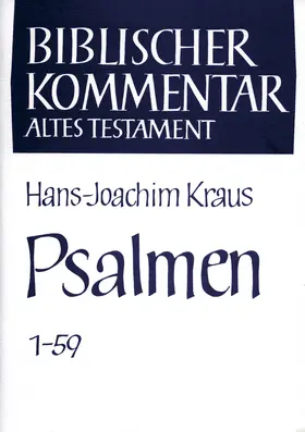 Kraus / Meinhold / Schmidt |  Psalmen (1-59 und 60-150) | Buch |  Sack Fachmedien