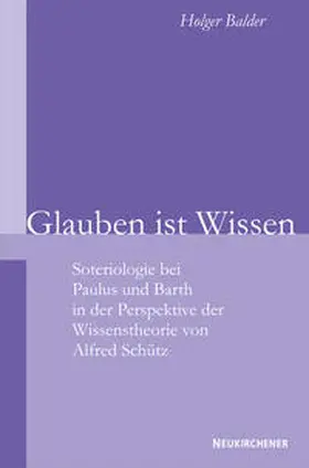 Balder |  Glauben ist Wissen | Buch |  Sack Fachmedien