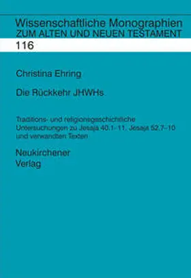 Ehring |  Die Rückkehr JHWHs | Buch |  Sack Fachmedien