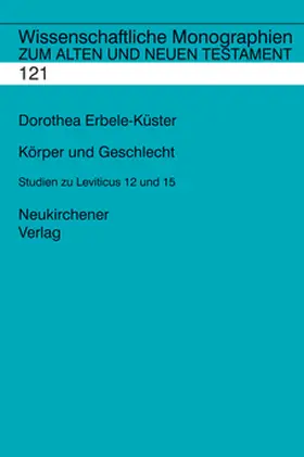 Erbele-Küster |  Körper und Geschlecht | Buch |  Sack Fachmedien