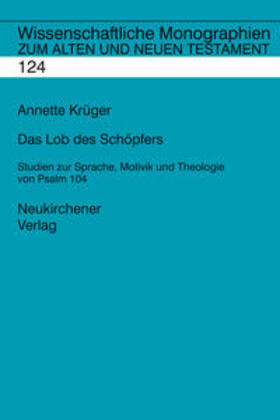 Krüger |  Das Lob des Schöpfers | Buch |  Sack Fachmedien