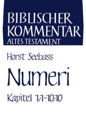 Seebass |  Numeri (Kapitel 1,1-10,10) | Buch |  Sack Fachmedien