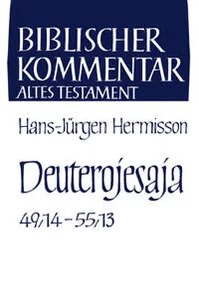 Hermisson |  Deuterojesaja (Jes 49,14–55,13) | Buch |  Sack Fachmedien