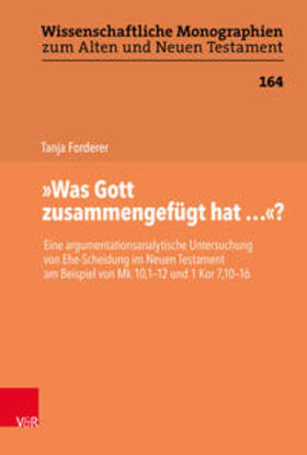 Forderer / du Toit | "Was Gott zusammengefügt hat..."? | Buch | 978-3-7887-3527-2 | sack.de