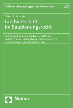  Landwirtschaft im Bauplanungsrecht | Buch |  Sack Fachmedien