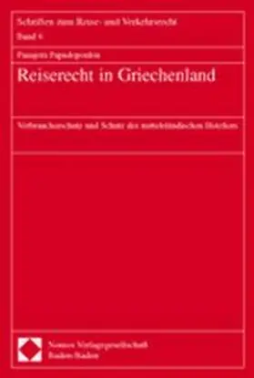  Reiserecht in Griechenland | Buch |  Sack Fachmedien