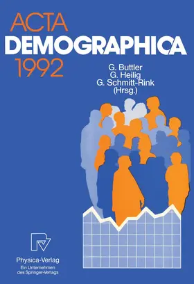 Buttler / Schmitt-Rink / Heilig |  Acta Demographica 1992 | Buch |  Sack Fachmedien