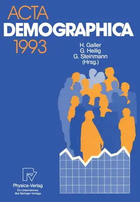 Galler / Steinmann / Heilig |  Acta Demographica 1993 | Buch |  Sack Fachmedien