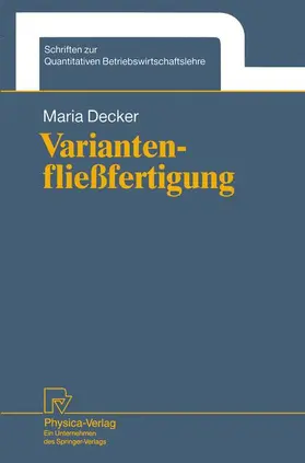 Decker |  Variantenfließfertigung | Buch |  Sack Fachmedien