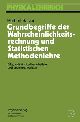 Basler |  Grundbegriffe der Wahrscheinlichkeitsrechnung und Statistischen Methodenlehre | Buch |  Sack Fachmedien